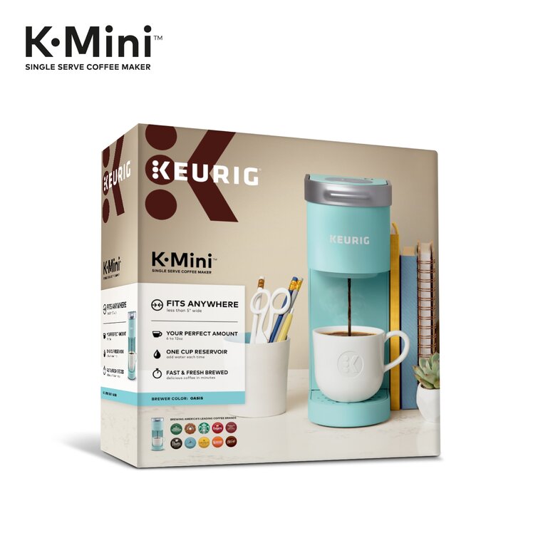 Keurig K-Mini Coffee Maker, Single Serve K-Cup Pod Coffee Brewer, outlet 6 to 12 o